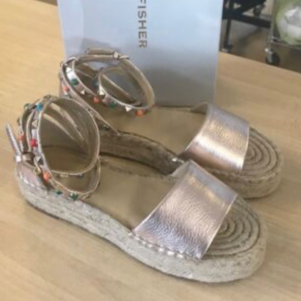 leather espadrille